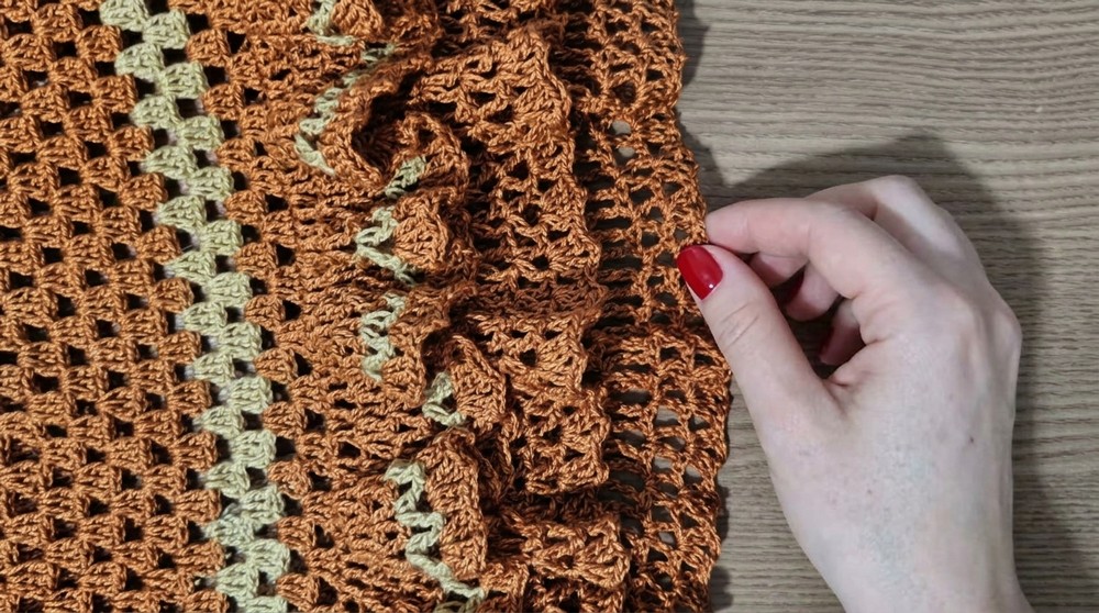 Crocheted skirt for beginners 7