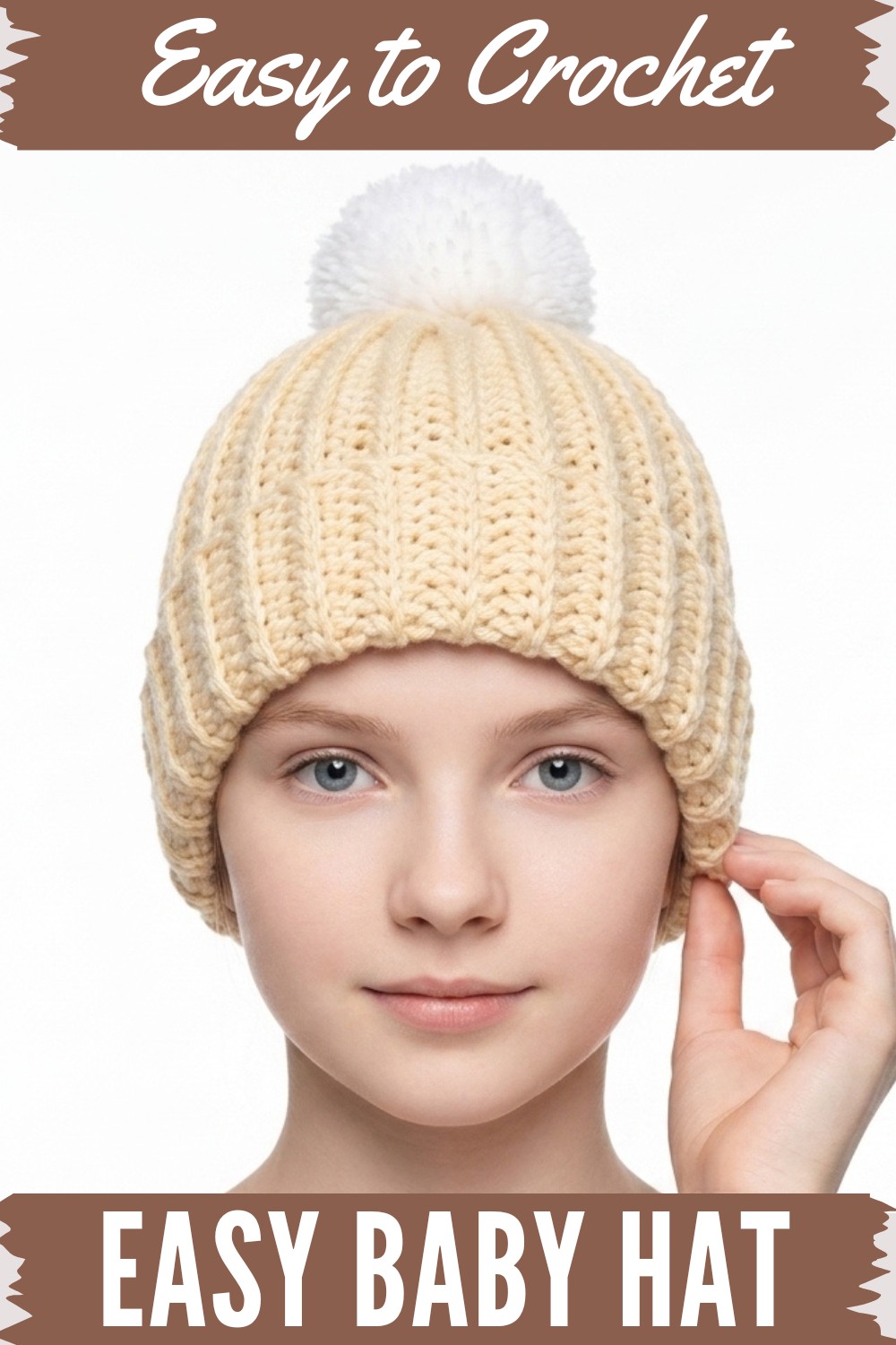 EASY CROCHET BABY HAT 1