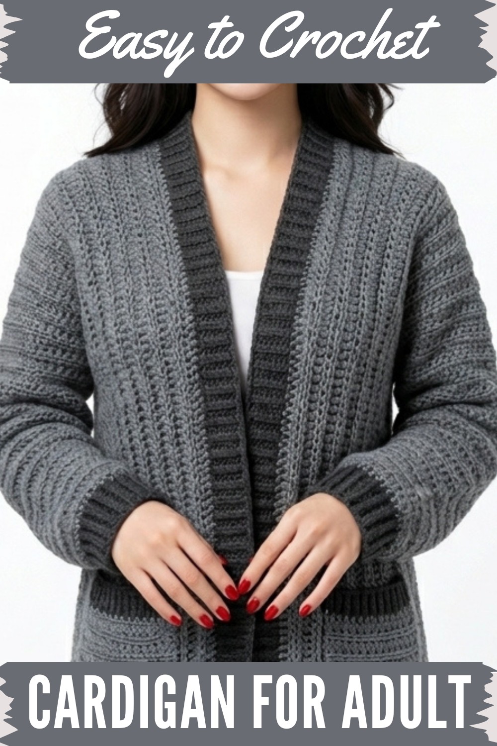 Easy Crochet cardigan Crochet Adult cardigan for beginners 1