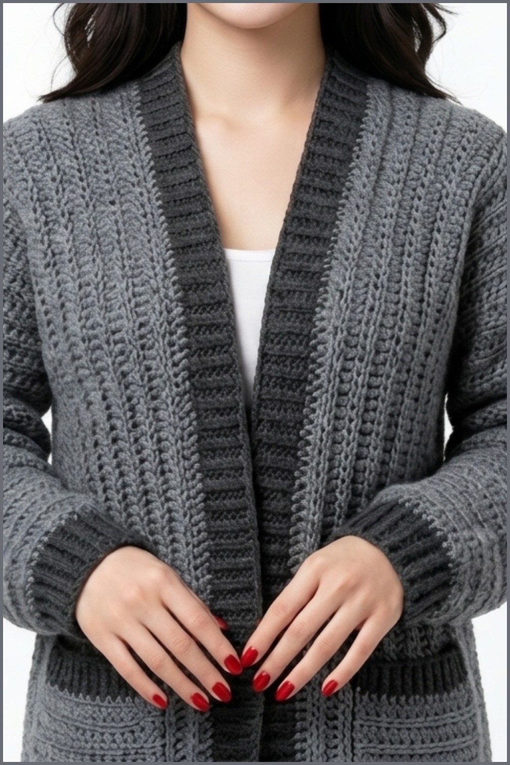 Easy Crochet cardigan Crochet Adult cardigan for beginners 8