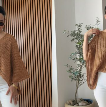 Easy Poncho And Blouse Pattern 1