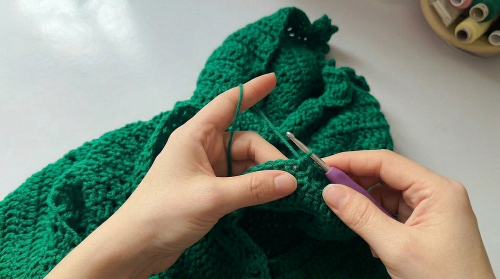How to Crochet a Dress (Step-by-Step Beginner Friendly) Full Tutorial 7