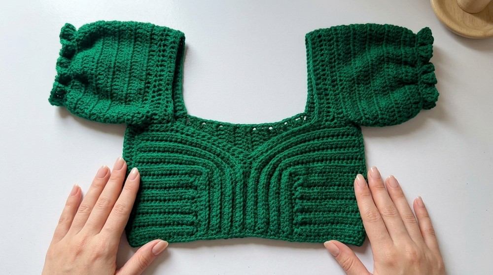 How to Crochet a Dress (Step-by-Step Beginner Friendly) Full Tutorial 8