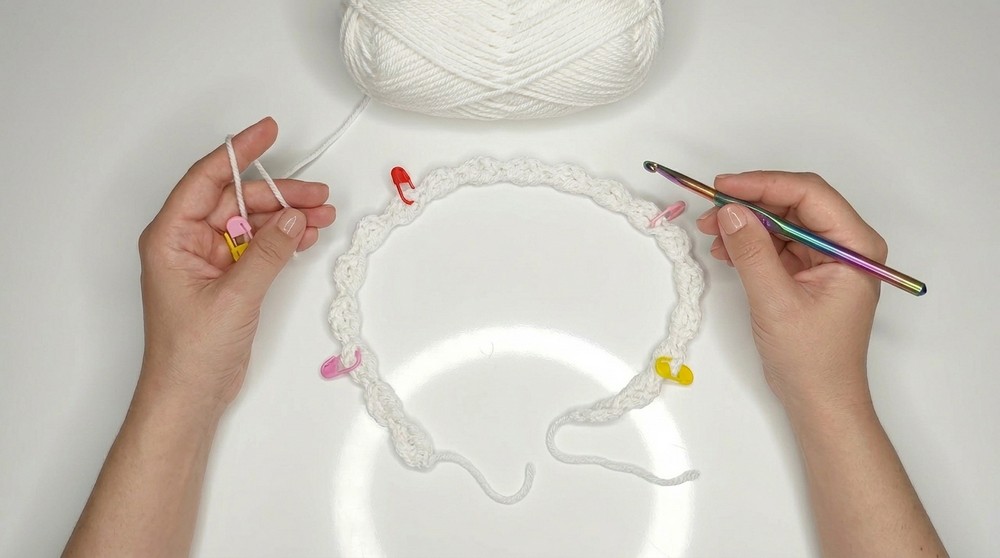 How to crochet a long Fall cardigan (adult sizes) 3