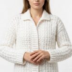How to crochet a long Fall cardigan (adult sizes) 8