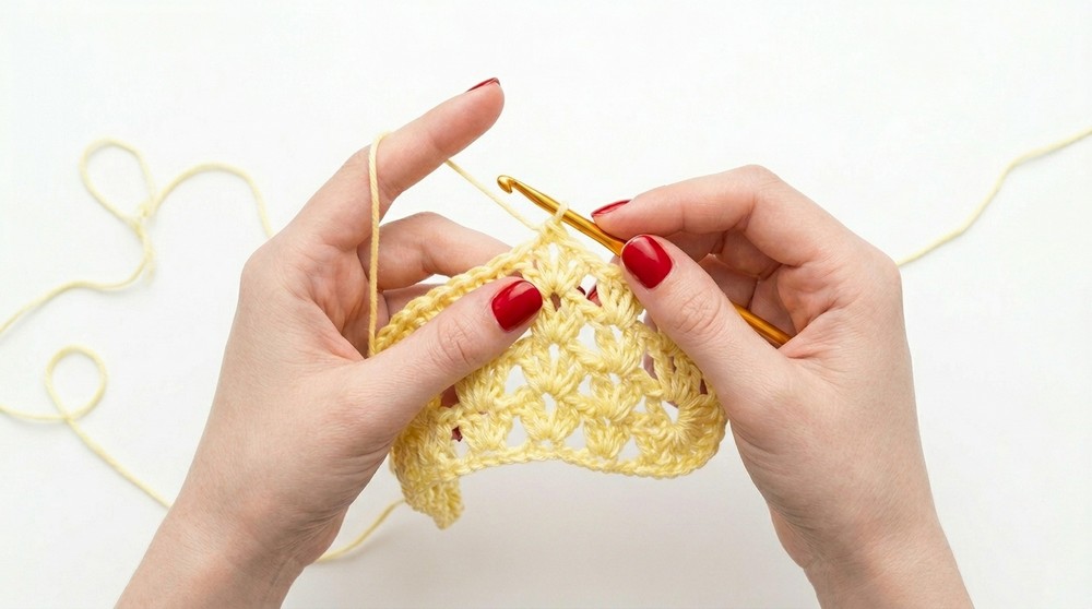 How to crochet a poncho 4