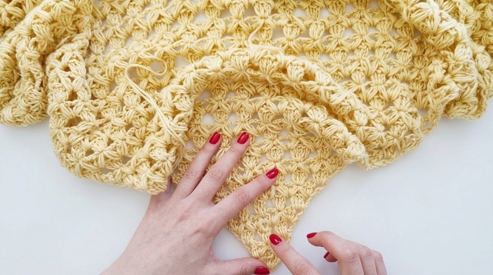 How to crochet a poncho 6
