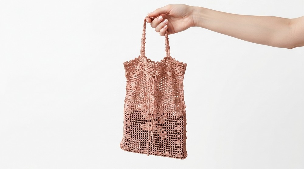 Miu Miu Cotton Crochet Handbag l tutorial + PDF pattern 2