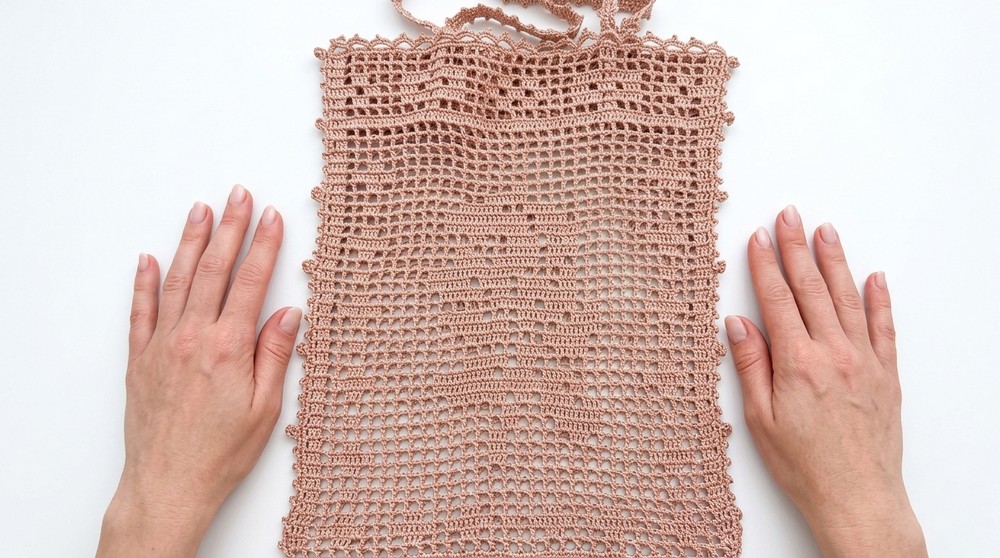 Miu Miu Cotton Crochet Handbag l tutorial + PDF pattern 6