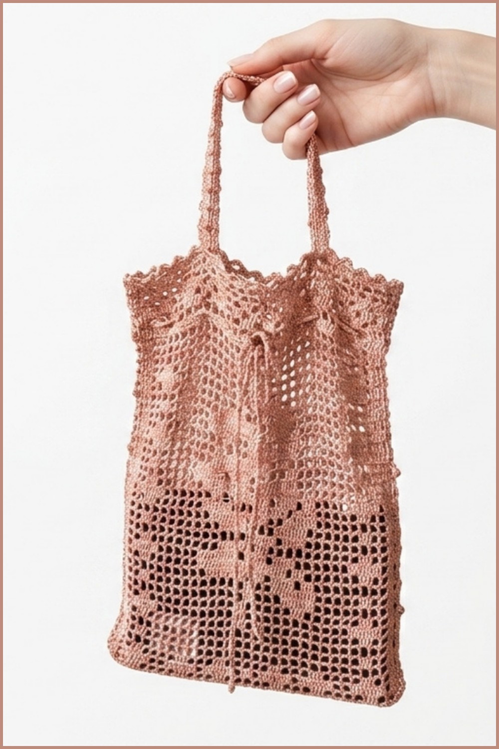 Miu Miu Cotton Crochet Handbag l tutorial + PDF pattern 8