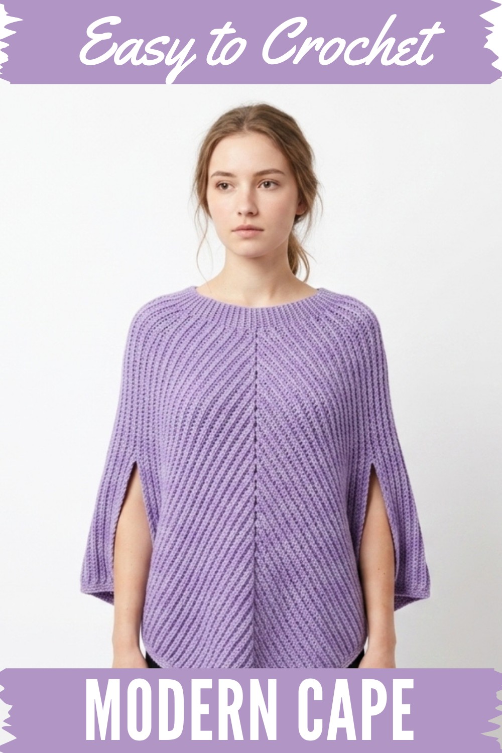 Modern crochet cape Beginner friendly tutorial 1