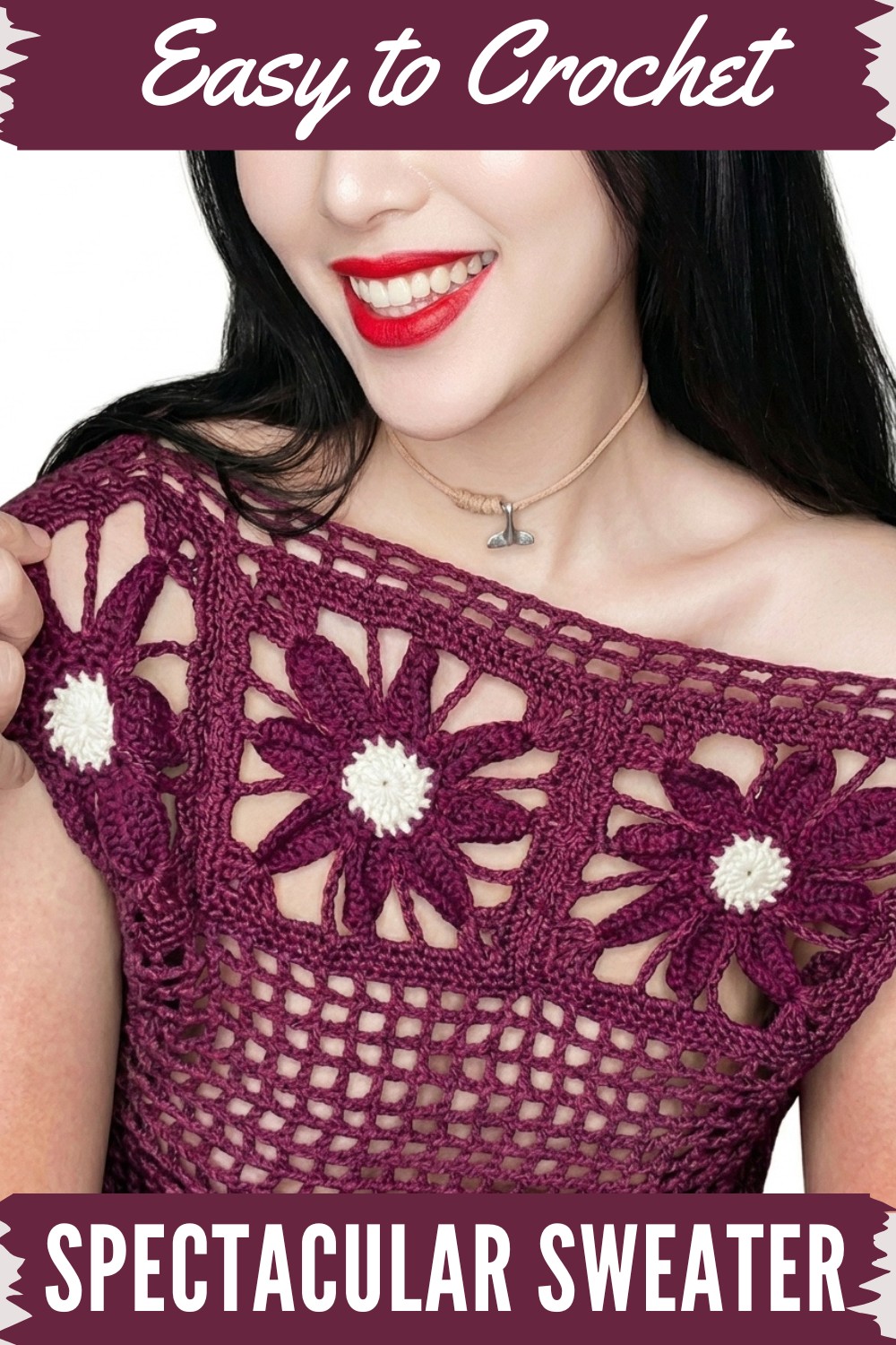 Spectacular crochet sweater step by step 1