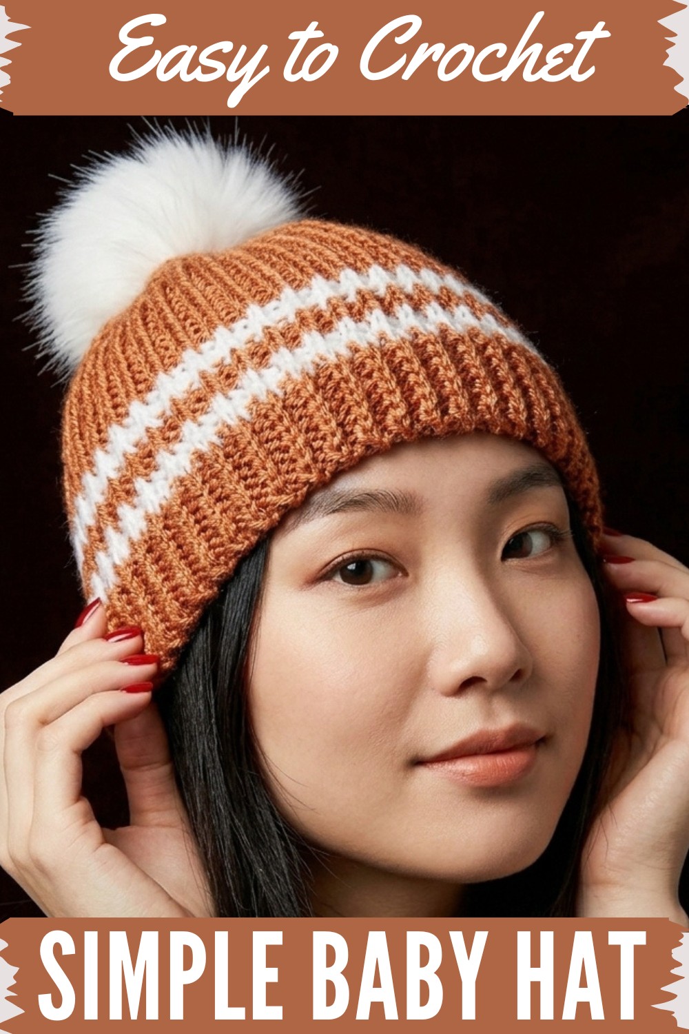 TUTORIAL Simple crochet baby hat 1