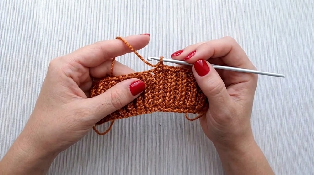 TUTORIAL Simple crochet baby hat 4