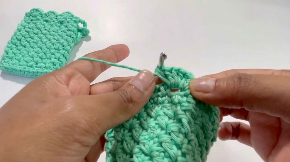 Crochet Drawstring Mini Pouch Pattern