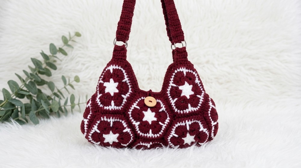 Crochet African Flower Bag Pattern