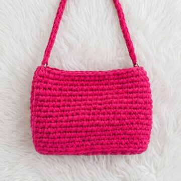 Crochet T-shirt Yarn Bag Pattern