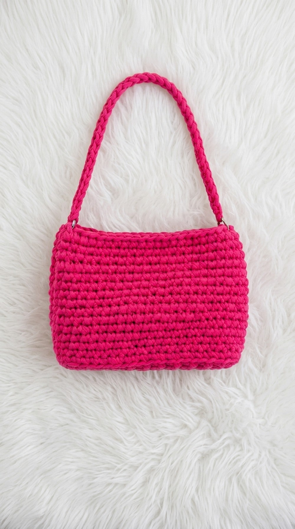 Crochet T-shirt Yarn Bag Pattern