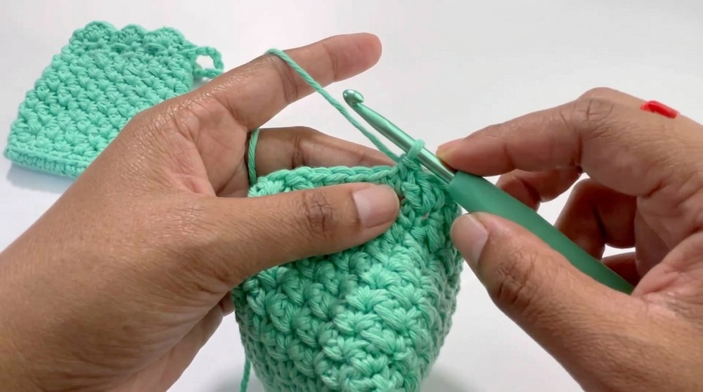 Crochet Drawstring Mini Pouch Pattern