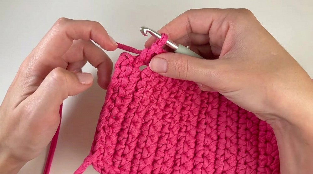 Crochet T-shirt Yarn Bag Pattern
