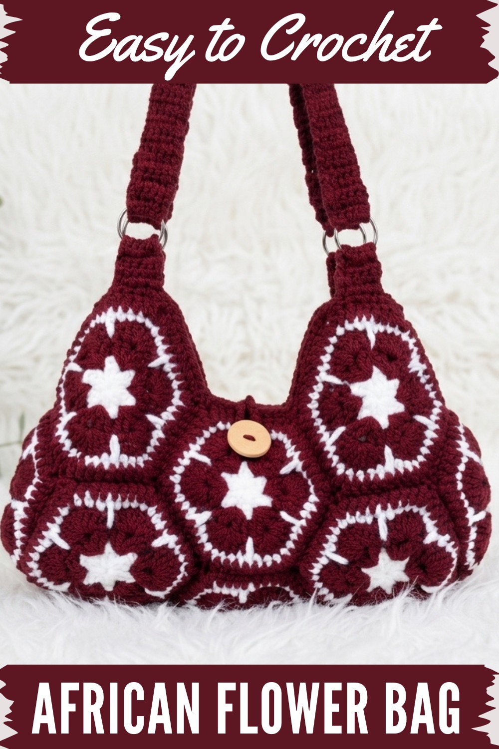 Crochet African Flower Bag Pattern