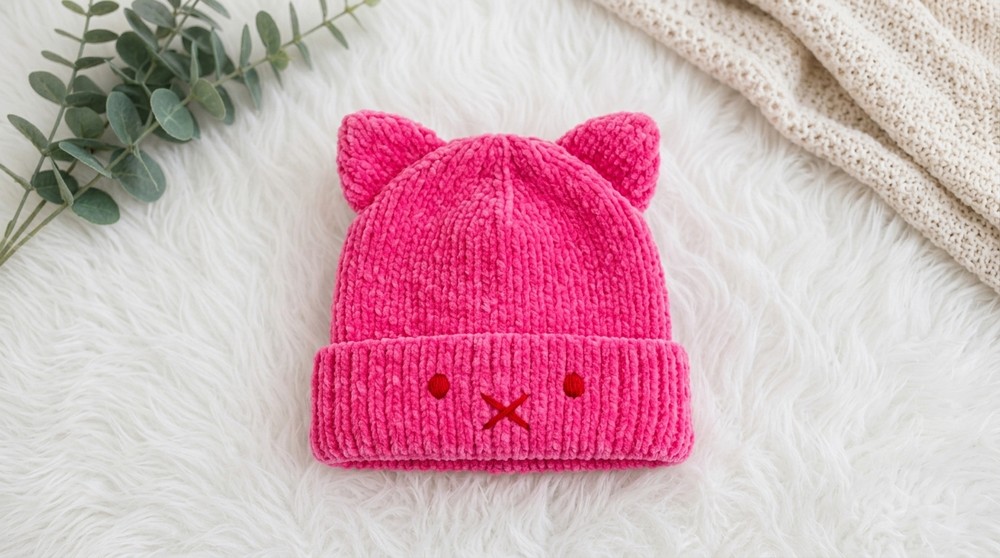 Crochet Cat Beanie Pattern 4