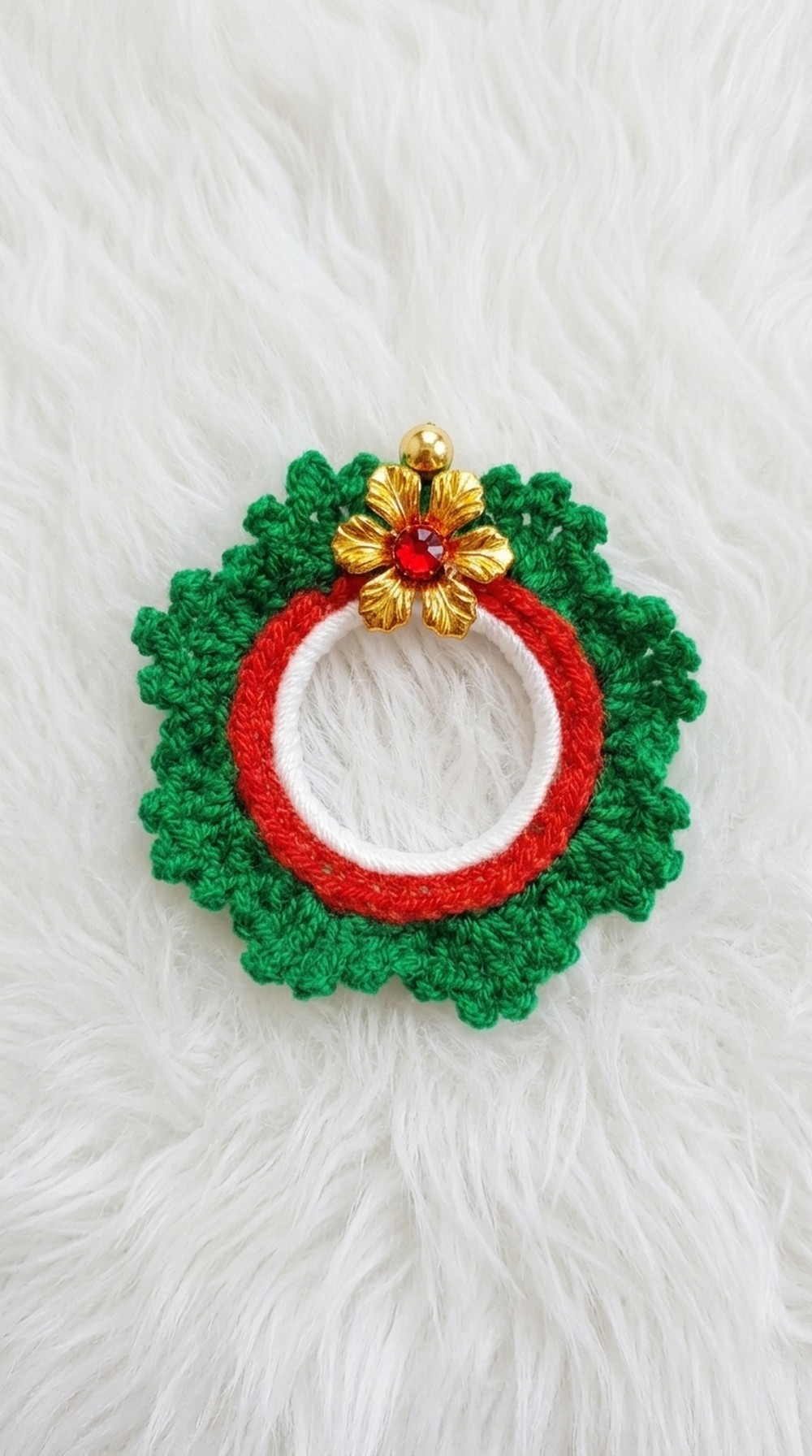 Crochet Christmas Wreath Pattern 5