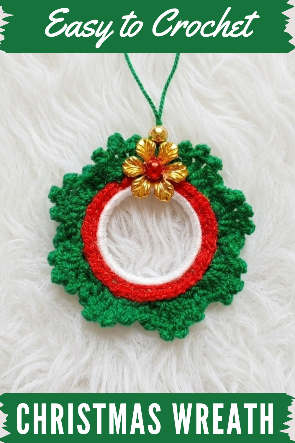 Crochet Christmas Wreath Pattern