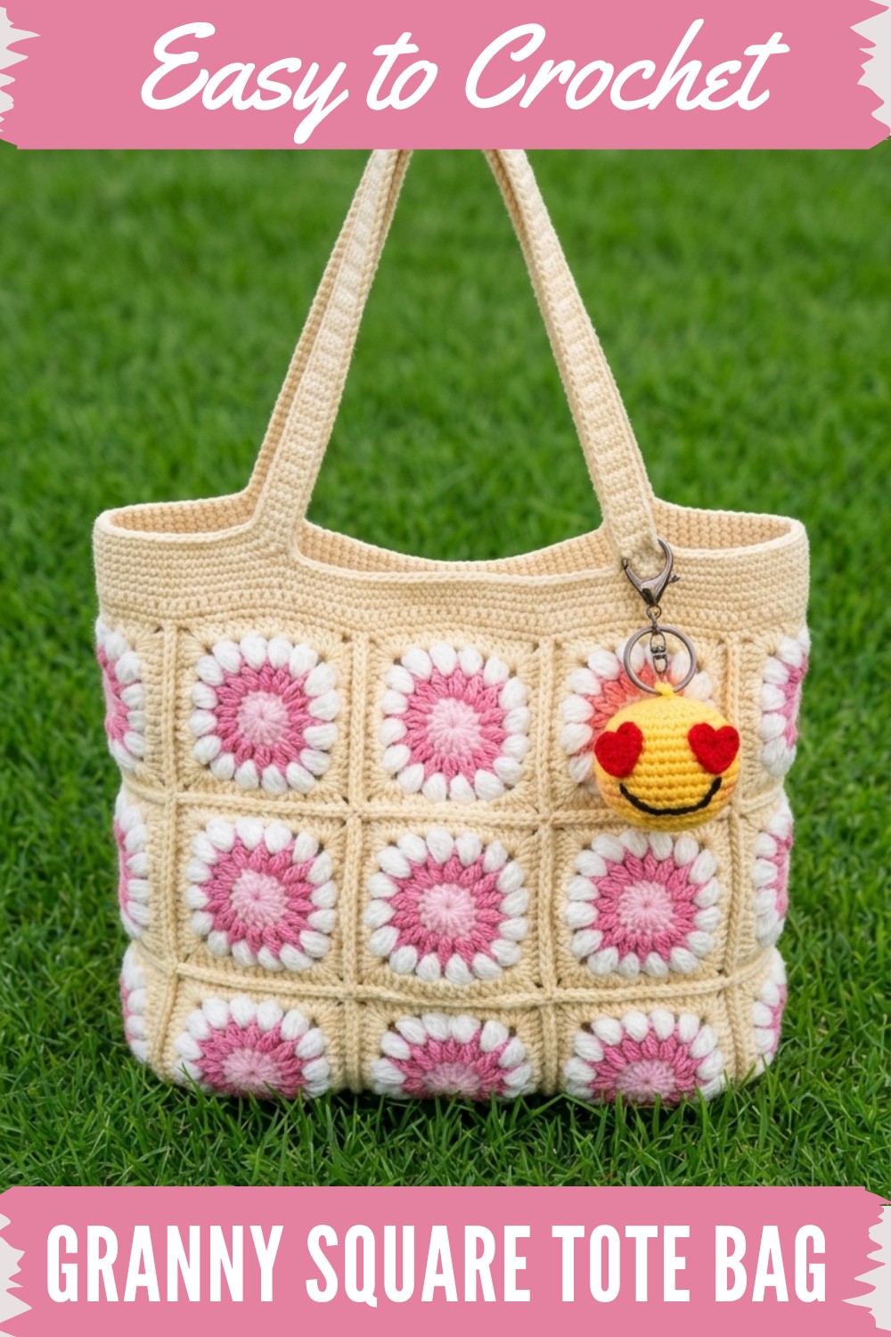 Crochet Granny Square Tote Bag Pattern
