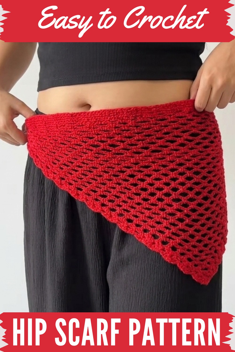 Crochet Hip Scarf Pattern