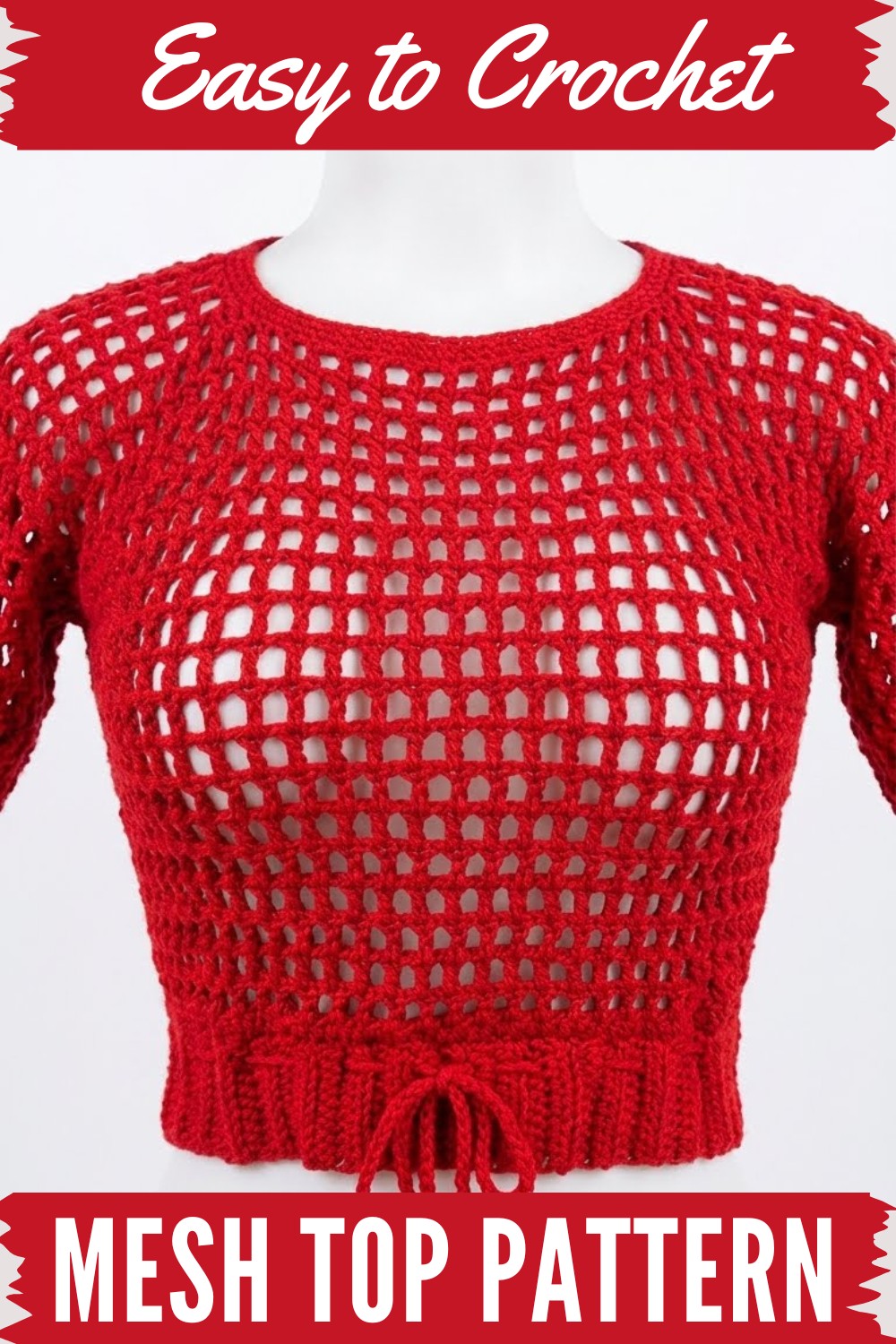 Crochet Mesh Top Pattern