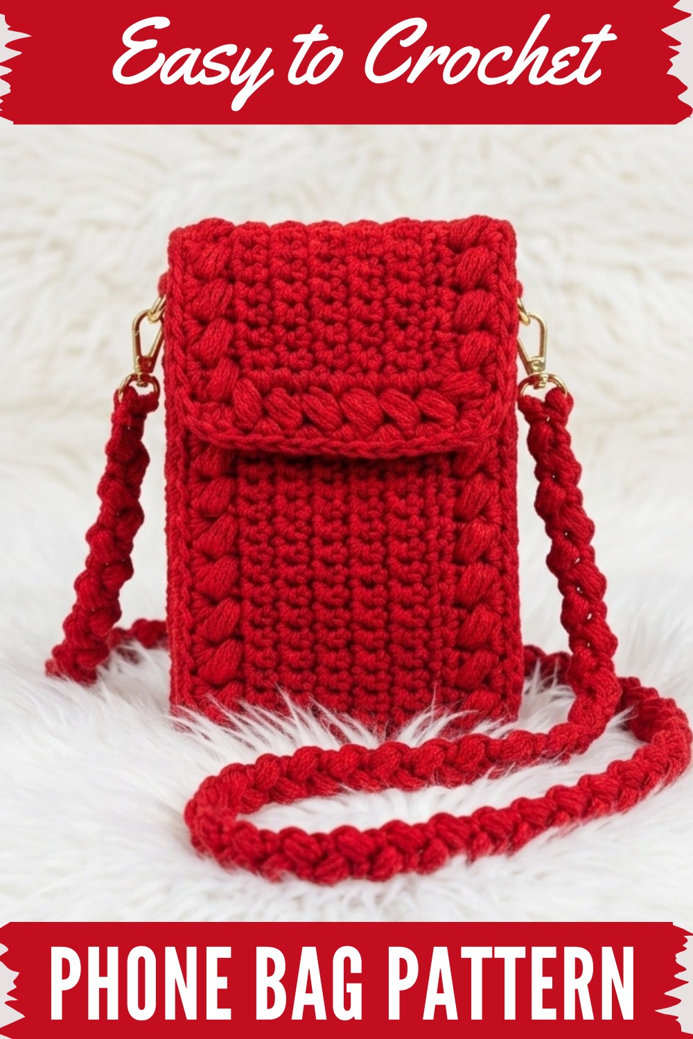 Crochet Phone Bag Pattern
