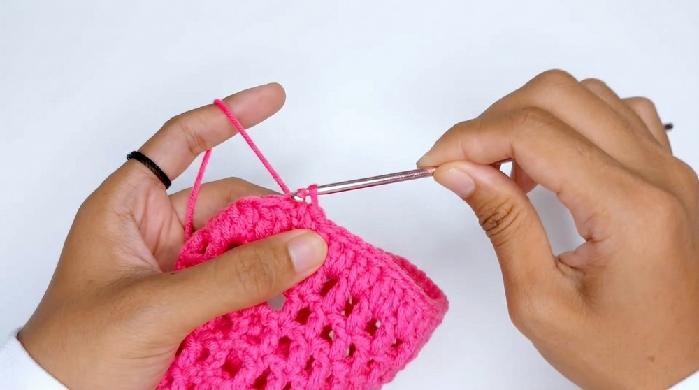 Crochet Drawstring Pouch Pattern