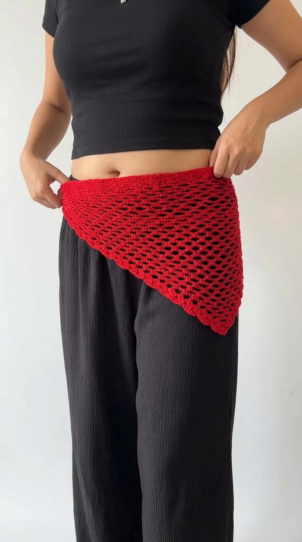 Crochet Hip Scarf Pattern