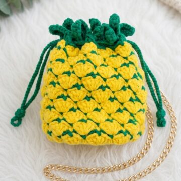 Crochet Pineapple Bag Pattern