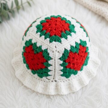 Crochet Heart Granny Hat Pattern