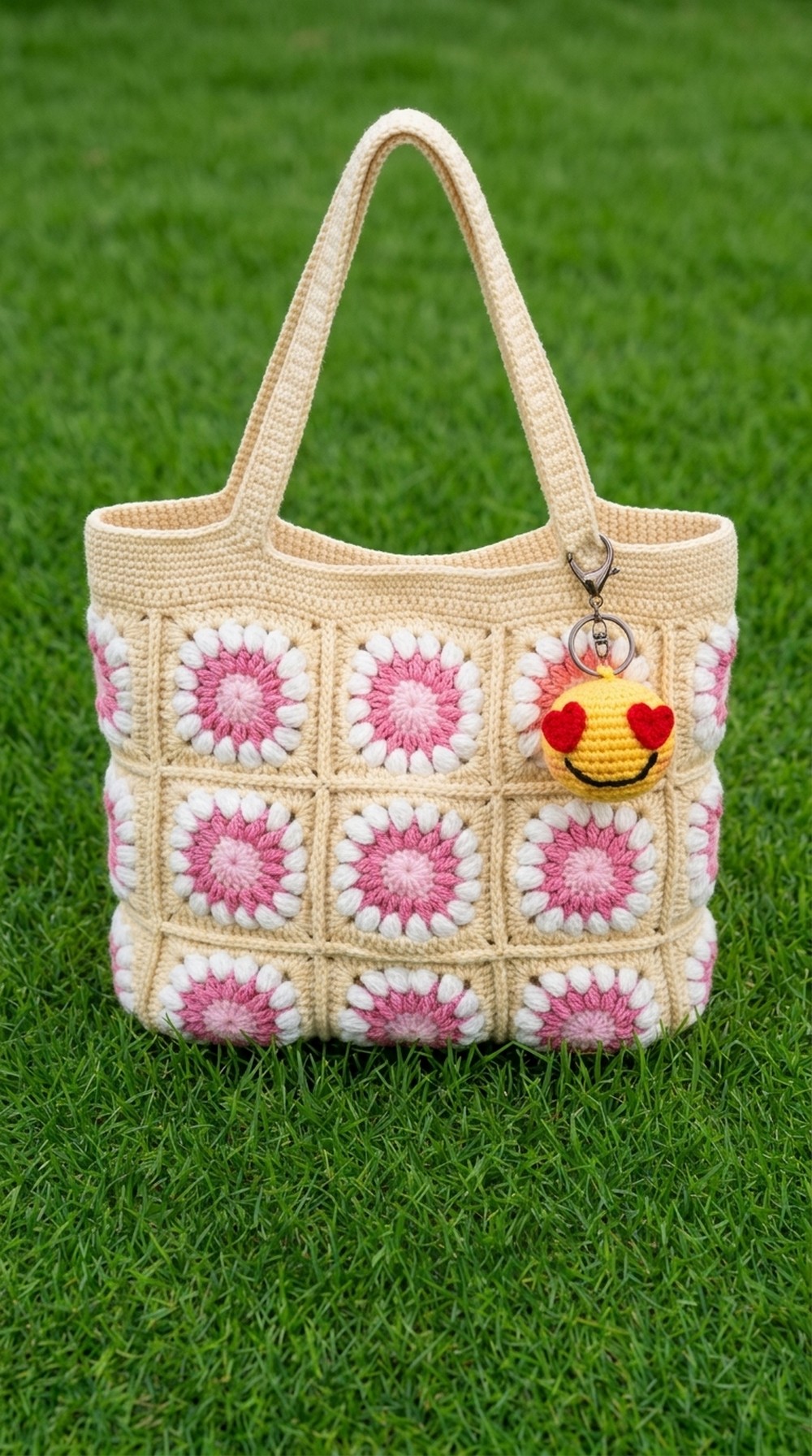 Crochet Granny Square Tote Bag Pattern