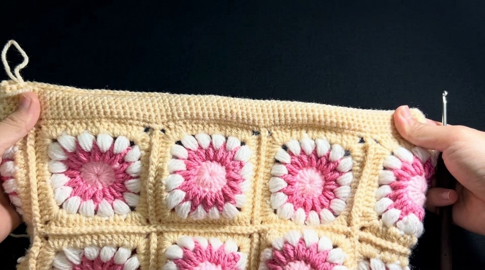 Crochet Granny Square Tote Bag Pattern