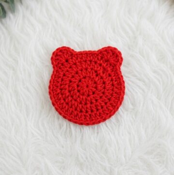 Crochet Bear Coaster Pattern