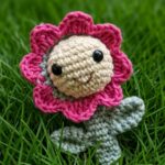 Crochet Smiley Flower Pattern