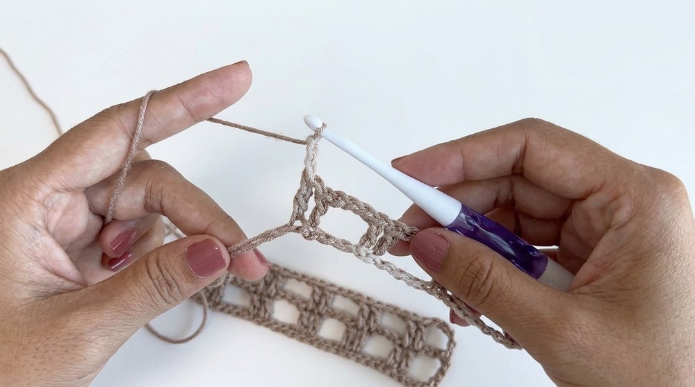 Crochet Baby Mesh Top Pattern 1