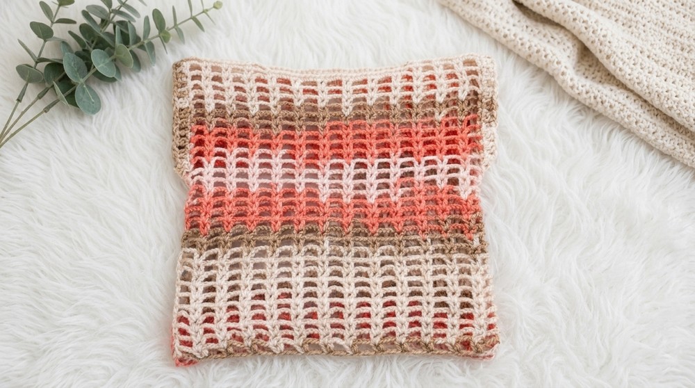 Crochet Baby Mesh Top Pattern 4