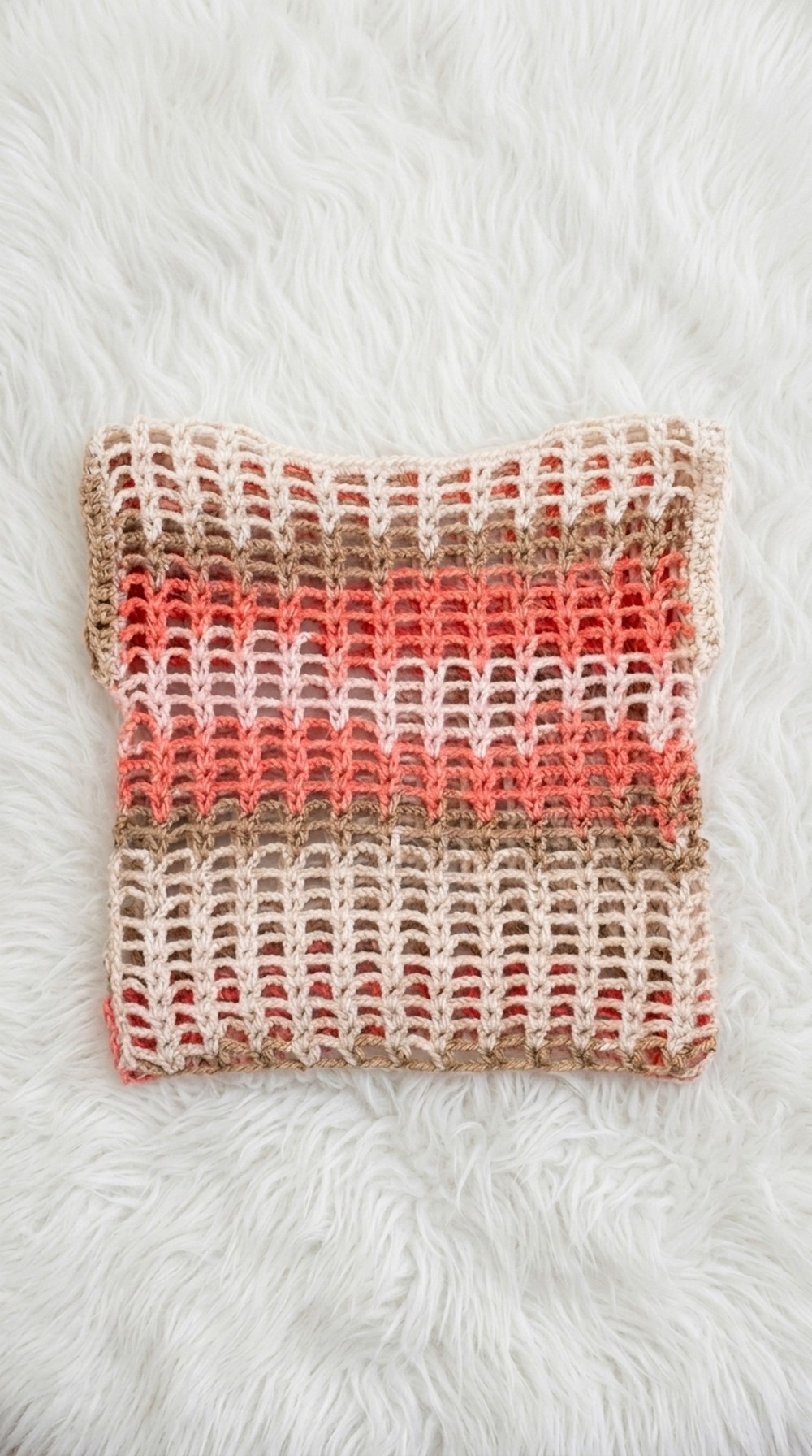 Crochet Baby Mesh Top Pattern 5