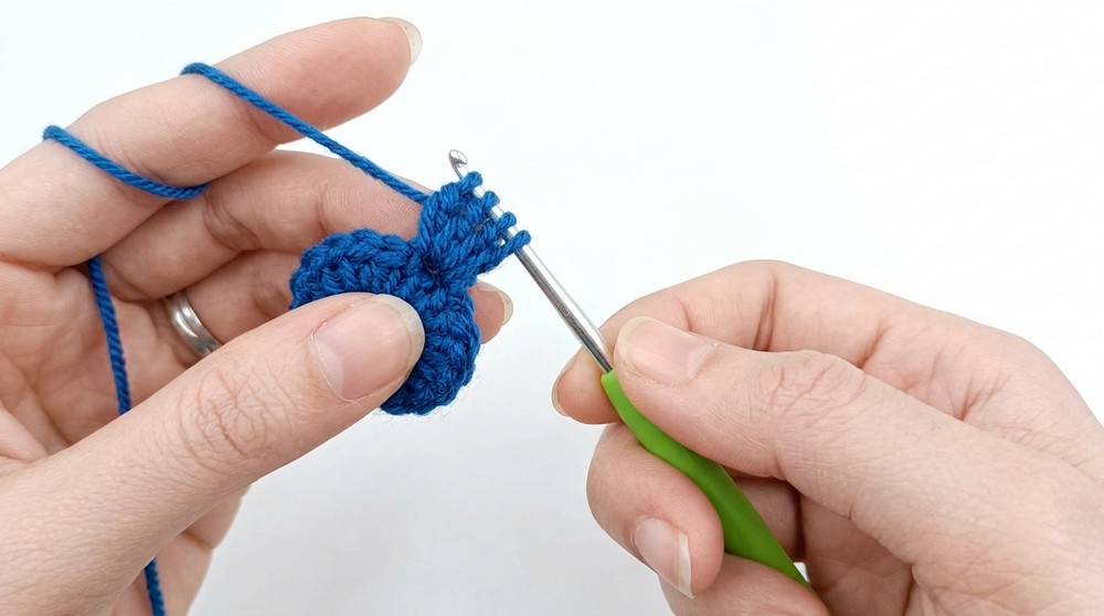 Crochet Bear Keychain Pattern 2