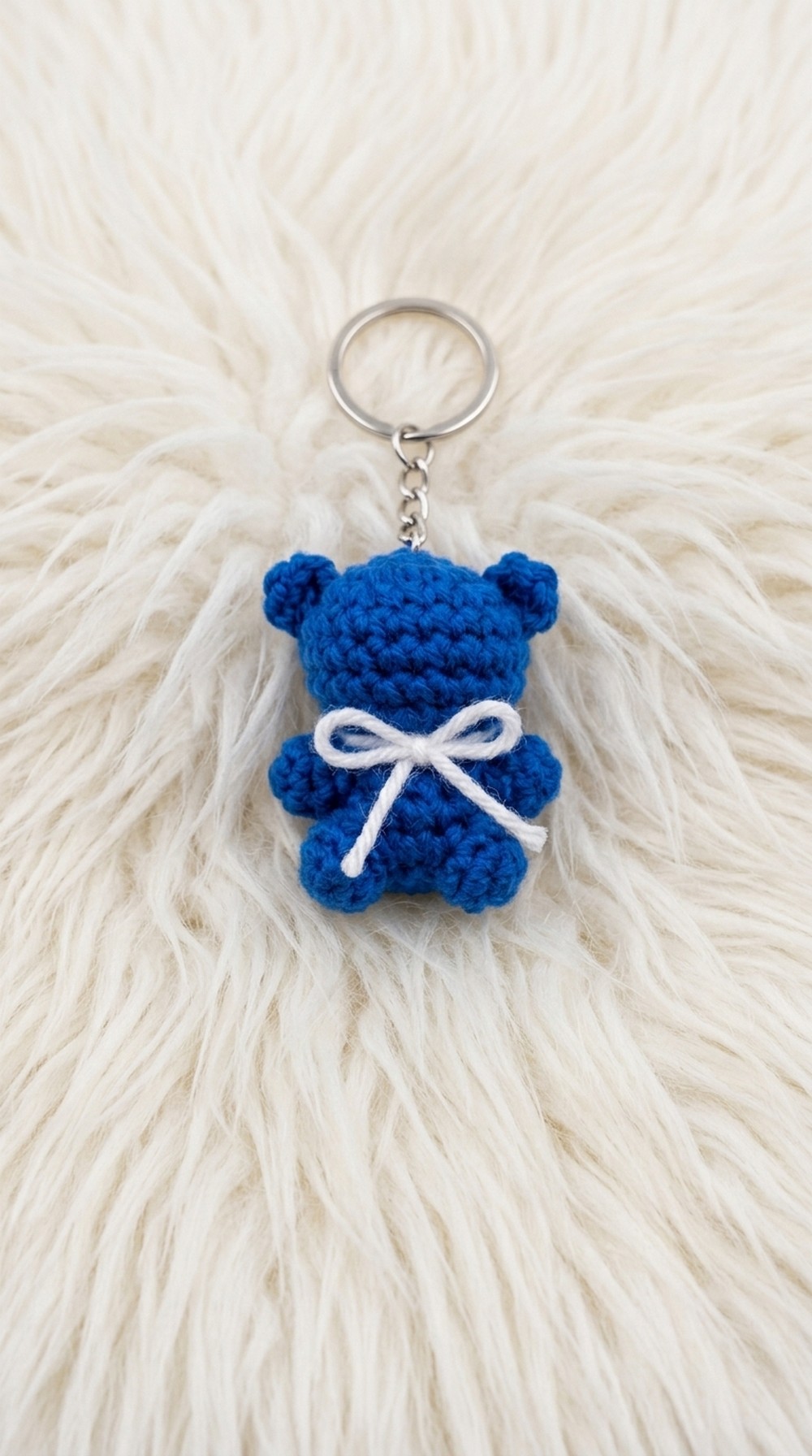 Crochet Bear Keychain Pattern 5