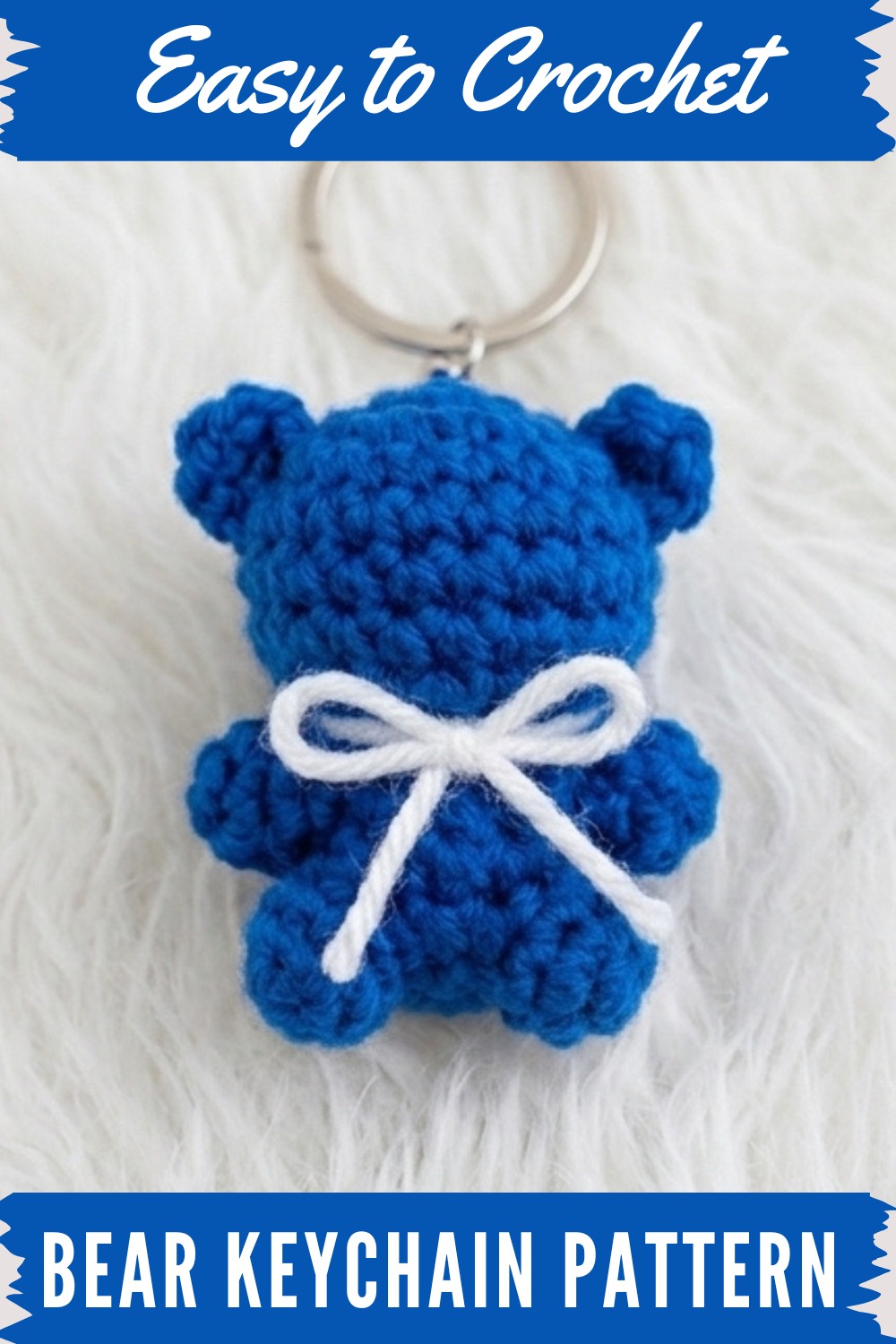 Crochet Bear Keychain Pattern