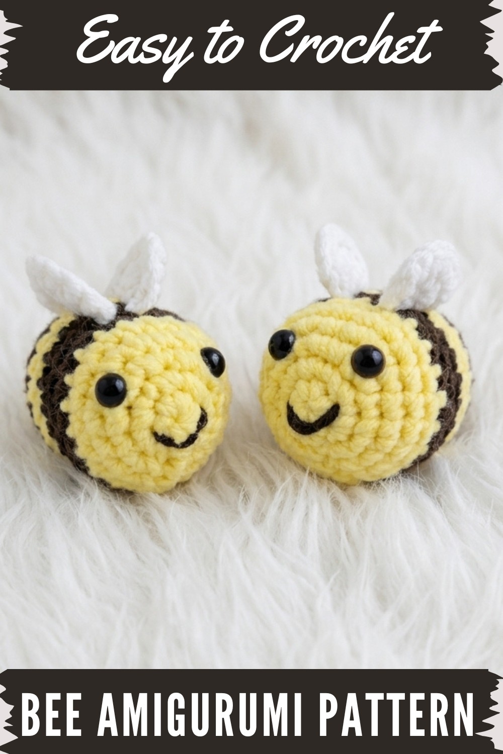 Crochet Bee Amigurumi Pattern