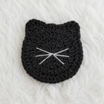 Crochet Cat Coaster Pattern 5