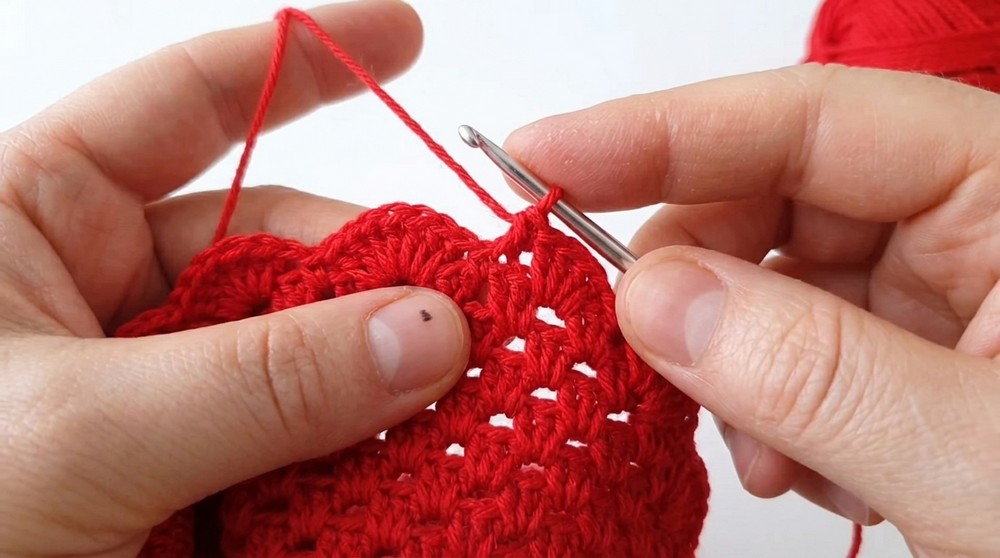 Crochet Drawstring Pouch Pattern 3