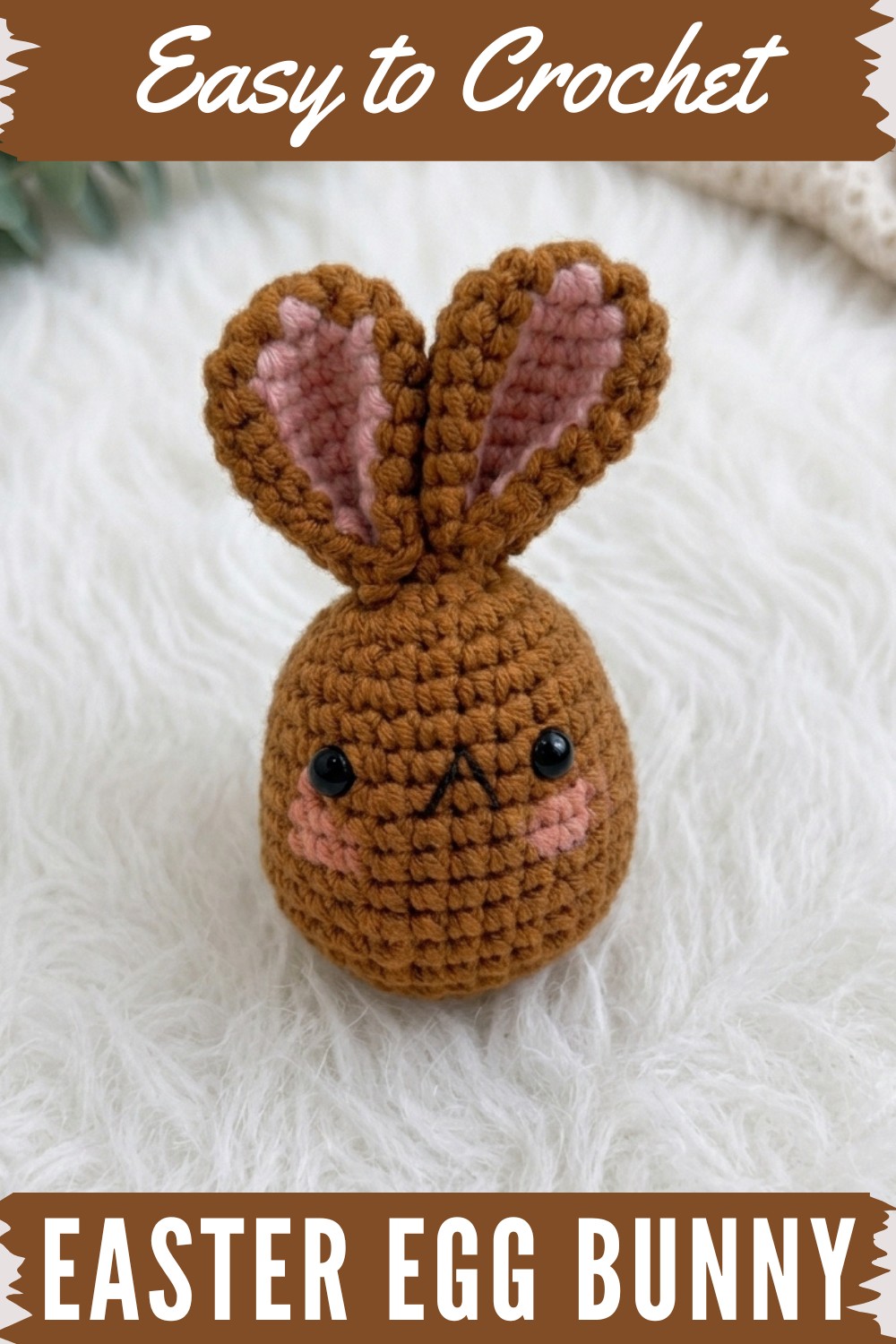 Crochet Easter Egg Bunny Pattern